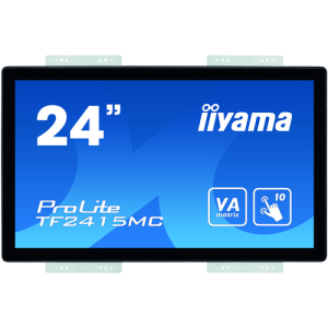 iiyama ProLite TF2415MC-B2 pantalla para PC 60,5 cm (23.8") 1920 x 1080 Pixeles Full HD VA Pantalla táctil Multi-usuario Negro 5 cm (23.8