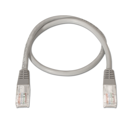 AISENS A135-0265 cable de red Gris 0,5 m Cat6 U/UTP (UTP) 5 m Cat6 U/UTP (UTP)