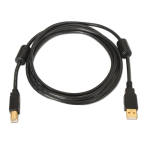 AISENS A101-0011 cable USB 5 m USB 2.0 USB A USB B Negro AISENS A101-0011 cable USB 5 m USB 2.0 USB A USB B Negro