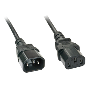 Lindy 30331 cable de transmisión Negro 2 m C14 acoplador C13 acoplador