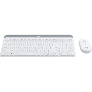 Logitech MK470 teclado Ratón incluido RF inalámbrico QWERTY Inglés Blanco