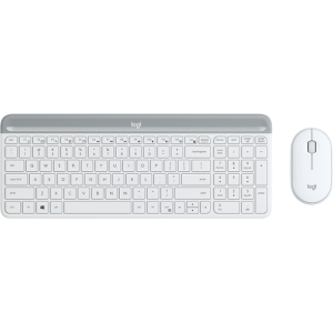 Logitech MK470 teclado Ratón incluido RF inalámbrico QWERTY Inglés Blanco