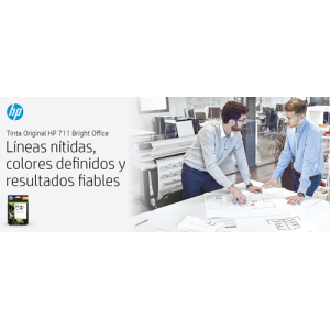 HP Pack de ahorro de 3 cartuchos de tinta DesignJet 711 magenta de 29 ml