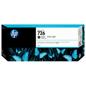 HP Cartucho de tinta DesignJet 726 negro mate de 300 ml