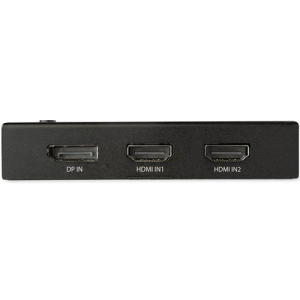 StarTech.com Switch Conmutador de Vídeo HDMI de 4 Puertos - 3x HDMI y 1x DisplayPort - 4K 60Hz