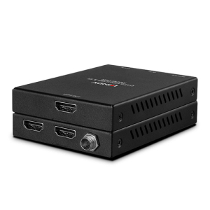 Alternative view of Lindy 38205 extensor audio/video Transmisor y receptor de señales AV Negro