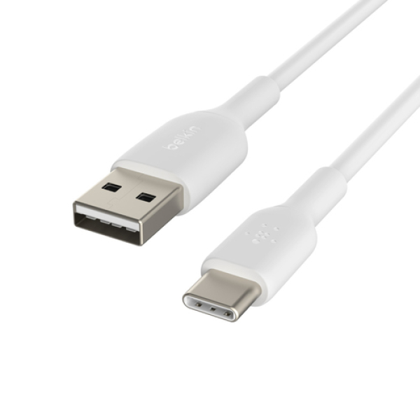 Belkin CAB001BT2MWH cable USB 2 m USB A USB C Blanco