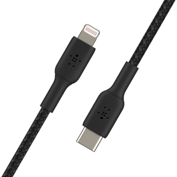 Belkin CAA004BT2MBK cable de conector Lightning 2 m Negro