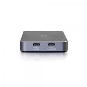 C2G Estación de conexión USB-C[R] Dual Display MST con HDMI[R], DisplayPort[TM], VGA y alimentación hasta 65 W - 4K 30 Hz