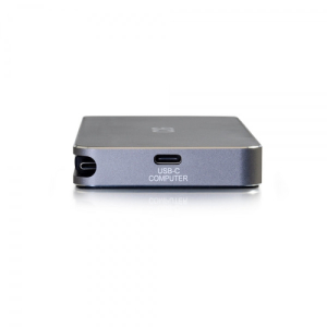 C2G Estación de conexión USB-C[R] Dual Display MST con HDMI[R], DisplayPort[TM], VGA y alimentación hasta 65 W - 4K 30 Hz