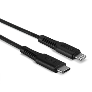 Lindy 31286 cable de conector Lightning 1 m Negro