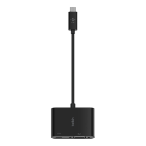 Belkin AVC001BTBK hub de interfaz USB 3.2 Gen 1 (3.1 Gen 1) Type-C Negro
