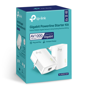 TP-Link TL-PA7017 KIT adaptador de red PowerLine 1000 Mbit/s Ethernet Blanco 2 pieza(s) TP-Link TL-PA7017 KIT adaptador de red PowerLine 1000 Mbit/s Ethernet Blanco 2 pieza(s)