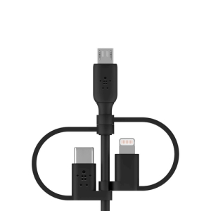 Belkin BOOST CHARGE cable USB 1 m USB A USB C/Micro-USB B/Lightning Negro Belkin BOOST CHARGE cable USB 1 m USB A USB C/Micro-USB B/Lightning Negro