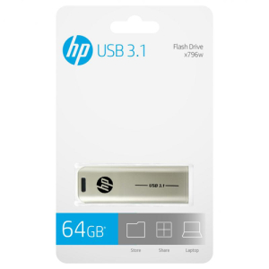 HP x796w unidad flash USB 64 GB USB tipo A 3.2 Gen 1 (3.1 Gen 1) Plata HP x796w unidad flash USB 64 GB USB tipo A 3.2 Gen 1 (3.1 Gen 1) Plata