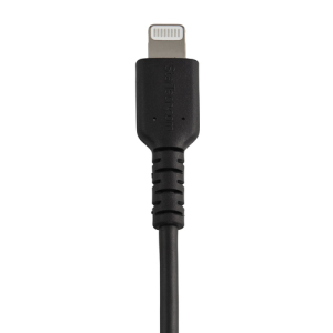StarTech.com Cable Resistente USB-A a Lightning de 15 cm Negro - Cable de Sincronización y Carga USB Tipo A a Lightning con Fibra de Aramida Resistente - Certificado MFi de Apple - para iPad/iPhone 12 StarTech.com Cable Resistente USB-A a Lightning de 15 cm Negro - Cable de Sincronización y Carga USB Tipo A a Lightning con Fibra de Aramida Resistente - Certificado MFi de Apple - para iPad/iPhone 12