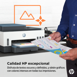 HP Smart Tank Impresora multifunción 7306, Impresión, escaneado, copia, AAD y Wi-Fi, AAD de 35 hojas; Escanear a PDF; Impresión a doble cara