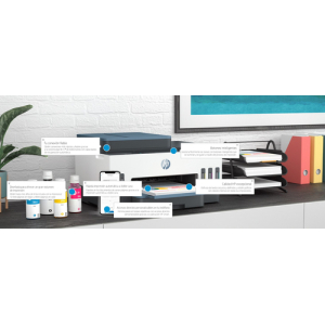 HP Smart Tank Impresora multifunción 7306, Impresión, escaneado, copia, AAD y Wi-Fi, AAD de 35 hojas; Escanear a PDF; Impresión a doble cara