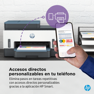 HP Smart Tank Impresora multifunción 7306, Impresión, escaneado, copia, AAD y Wi-Fi, AAD de 35 hojas; Escanear a PDF; Impresión a doble cara