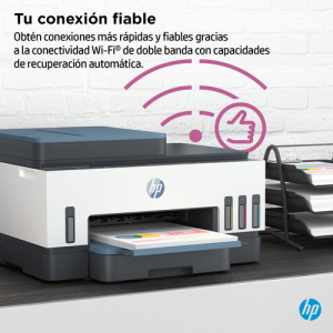 HP Smart Tank Impresora multifunción 7306, Impresión, escaneado, copia, AAD y Wi-Fi, AAD de 35 hojas; Escanear a PDF; Impresión a doble cara