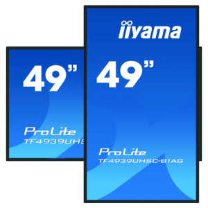 iiyama ProLite TF4939UHSC-B1AG pantalla para PC 124,5 cm (49") 3840 x 2160 Pixeles 4K Ultra HD LED Pantalla táctil Multi-usuario Negro iiyama ProLite TF4939UHSC-B1AG pantalla para PC 124,5 cm (49") 3840 x 2160 Pixeles 4K Ultra HD LED Pantalla táctil Multi-usuario Negro