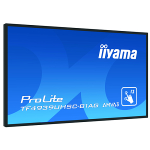 iiyama ProLite TF4939UHSC-B1AG pantalla para PC 124,5 cm (49") 3840 x 2160 Pixeles 4K Ultra HD LED Pantalla táctil Multi-usuario Negro iiyama ProLite TF4939UHSC-B1AG pantalla para PC 124,5 cm (49") 3840 x 2160 Pixeles 4K Ultra HD LED Pantalla táctil Multi-usuario Negro