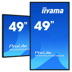 iiyama ProLite TF4939UHSC-B1AG pantalla para PC 124,5 cm (49") 3840 x 2160 Pixeles 4K Ultra HD LED Pantalla táctil Multi-usuario Negro iiyama ProLite TF4939UHSC-B1AG pantalla para PC 124,5 cm (49") 3840 x 2160 Pixeles 4K Ultra HD LED Pantalla táctil Multi-usuario Negro