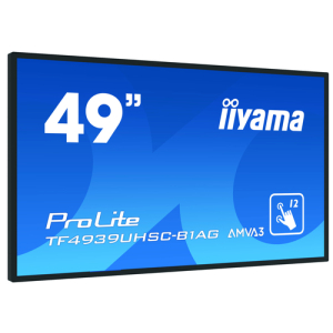 iiyama ProLite TF4939UHSC-B1AG pantalla para PC 124,5 cm (49") 3840 x 2160 Pixeles 4K Ultra HD LED Pantalla táctil Multi-usuario Negro iiyama ProLite TF4939UHSC-B1AG pantalla para PC 124,5 cm (49") 3840 x 2160 Pixeles 4K Ultra HD LED Pantalla táctil Multi-usuario Negro