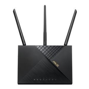 ASUS 4G-AX56 router inalámbrico Gigabit Ethernet Doble banda (2,4 GHz / 5 GHz) Negro ASUS 4G-AX56 router inalámbrico Gigabit Ethernet Doble banda (2,4 GHz / 5 GHz) Negro