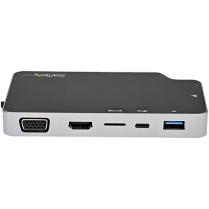 StarTech.com Adaptador Multipuertos USB C - Docking Station USB 3.1 Tipo C a Vídeo HDMI de 4K o VGA - PD Pass-through de 100W - Hub Ladrón USB de 2 Puertos - 10Gbps - Lector MicroSD - GbE StarTech.com Adaptador Multipuertos USB C - Docking Station USB 3.1 Tipo C a Vídeo HDMI de 4K o VGA - PD Pass-through de 100W - Hub Ladrón USB de 2 Puertos - 10Gbps - Lector MicroSD - GbE