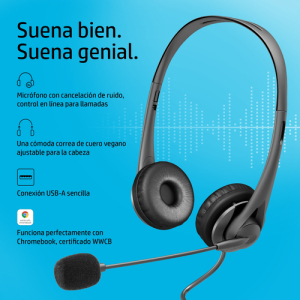 HP Auriculares estéreo USB G2 HP Auriculares estéreo USB G2