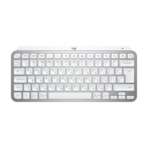 Logitech MX Keys Mini teclado RF Wireless + Bluetooth QWERTY Ruso Gris