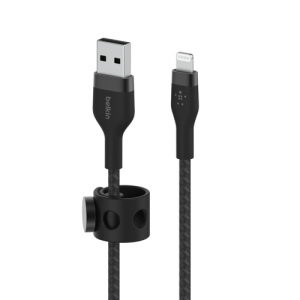 Alternative view of Belkin CAA010BT2MBK cable USB 2 m USB C USB C/Lightning Negro