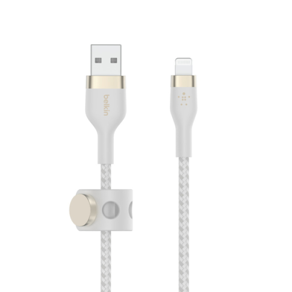 Belkin CAA010BT2MWH cable USB 2 m USB A USB C/Lightning Blanco