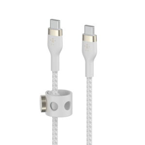 Belkin BOOST CHARGE - Cable USB - 24 pin USB-C (M) a 24 pin USB-C (M) - 2 m - blanco Belkin BOOST CHARGE - Cable USB - 24 pin USB-C (M) a 24 pin USB-C (M) - 2 m - blanco