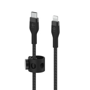 Alternative view of Belkin CAA011BT1MBK cable USB 1 m USB C USB C/Lightning Negro