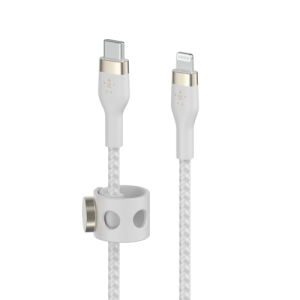 Alternative view of Belkin CAA011BT2MWH cable USB 2 m USB C USB C/Lightning Blanco