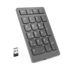 Lenovo Go Wireless Numeric Keypad - Teclado numérico - inalámbrico - 2.4 GHz - interruptor: tecla de tijera - gris tormentoso - al por menor Lenovo Go Wireless Numeric Keypad - Teclado numérico - inalámbrico - 2.4 GHz - interruptor: tecla de tijera - gris tormentoso - al por menor