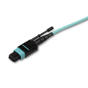 StarTech.com Cable de 1m de Fibra Óptica Dúplex Multimodo MTP(F)/PC a 4x LC/PC Multiconector OM3 - OFNP - Tipo A 8F - 50/125µm LOMMF - Redes de 40G - Baja Pérdida de Inserción -MPO