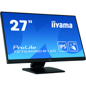 iiyama ProLite T2754MSC-B1AG pantalla para PC 68,6 cm (27") 1920 x 1080 Pixeles Full HD LED Pantalla táctil Multi-usuario Negro iiyama ProLite T2754MSC-B1AG pantalla para PC 68,6 cm (27") 1920 x 1080 Pixeles Full HD LED Pantalla táctil Multi-usuario Negro