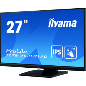 iiyama ProLite T2754MSC-B1AG pantalla para PC 68,6 cm (27") 1920 x 1080 Pixeles Full HD LED Pantalla táctil Multi-usuario Negro iiyama ProLite T2754MSC-B1AG pantalla para PC 68,6 cm (27") 1920 x 1080 Pixeles Full HD LED Pantalla táctil Multi-usuario Negro