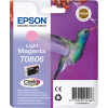 Epson T0806 - 7.4 ml - magenta claro - original - blíster - cartucho de tinta - para Stylus Photo P50, PX650, PX660, PX700, PX710, PX720, PX730, PX800, PX810, PX820, PX830 Epson Hummingbird Cartucho T0806 magenta claro