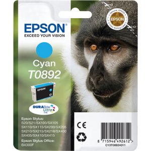 Epson Monkey Cartucho T0892 cian