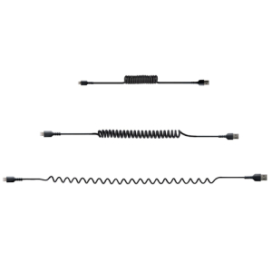 StarTech.com Cable 50cm USB a Lightning con Certificación MFi, Cable Rizado de Carga para iPhone, Negro, con Recubrimiento de TPE, Núcleo de Fibra de Aramida, Cable Lightning Rizado con Recubrimiento de TPE