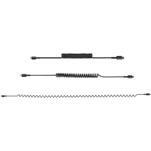 StarTech.com Cable de 1m USB-C a Lightning MFi, Cable USB Tipo C Rizado de Carga Negro para iPhone, con Recubrimiento de TPE, Núcleo de Fibra de Aramida, Cable Lightning Rizado a USBC Núcleo de Fibra de Aramida