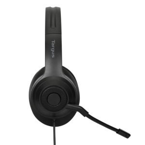Targus AEH102GL auricular y casco Auriculares Alámbrico Diadema Llamadas/Música USB tipo A Negro
