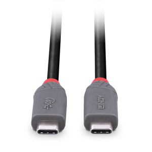 Lindy 36947 cable USB 0,8 m USB4 Gen 3x2 USB C Negro