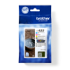 Brother LC422VAL cartucho de tinta 4 pieza(s) Original Negro