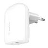 30w USB-C PD PPS Wall Charger White Belkin WCA005vfWH Blanco Interior