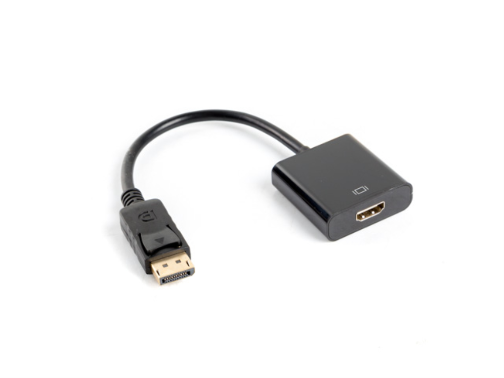 ADAPTADOR LANBERG DISPLAYPORT MACHO/HDMI HEMBRA 10CM ADAPTADOR LANBERG DISPLAYPORT MACHO/HDMI HEMBRA 10CM